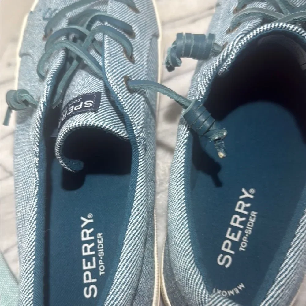 Sperry Blue Canvas Sneakers